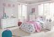 Signature Design by Ashley® Anarasia 2-Piece White Twin Sleigh Headboard Set-4