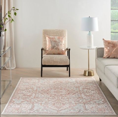 Nourison Home™ Elation Ivory Brick 5'x7' Area Rug-1