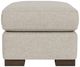 Flexsteel® Bryant Silver Driftwood Ottoman-2