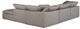 Moe's Home Collection Clay Dream 5-Piece Light Grey L-Shaped Modular Sectional and Ottoman-3