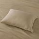 Olliix by True North by Sleep Philosophy Tan Solid Queen Cozy 100% Cotton Flannel Printed Sheet Set-1