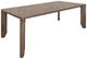 International Furniture Direct Natural Teca Brown Dining Table-0