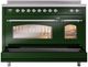 Ilve® Nostalgie II Series 48" Emerald Green Pro Style Induction Range-4