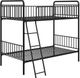 Better Homes & Gardens Kelsey Black Twin over Twin Metal Bunk Bed-0