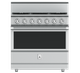 Hestan® KRG Series 36" Steeletto Pro Style Natural Gas Range-0