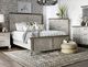 Steve Silver Co. Bear Creek 4-Piece White Smoke Queen Bedroom Set-1