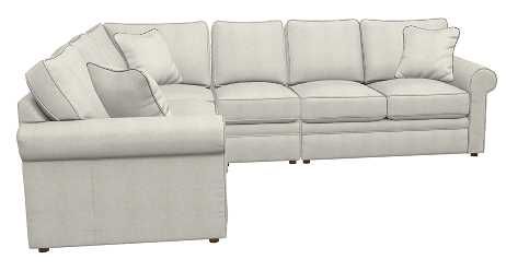 La-Z-Boy® Collins Oyster Sectional with Custom Layout Options-1