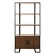 Homelegance® Sedley Rustic Black/Walnut Bookcase-2