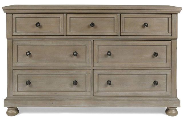 New Classic® Home Furnishings Allegra 4-Piece Pewter Queen Sleigh Storage Bedroom Set with Chest-2