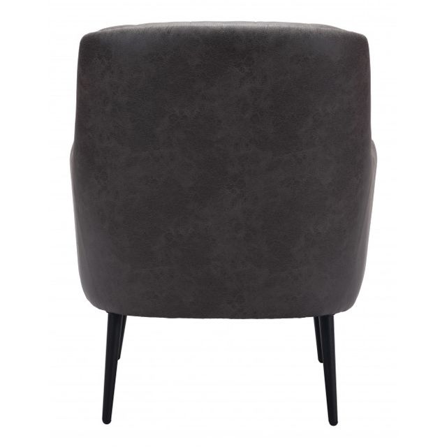 Zuo® Modern Tasmania Vintage Black Accent Chair-1