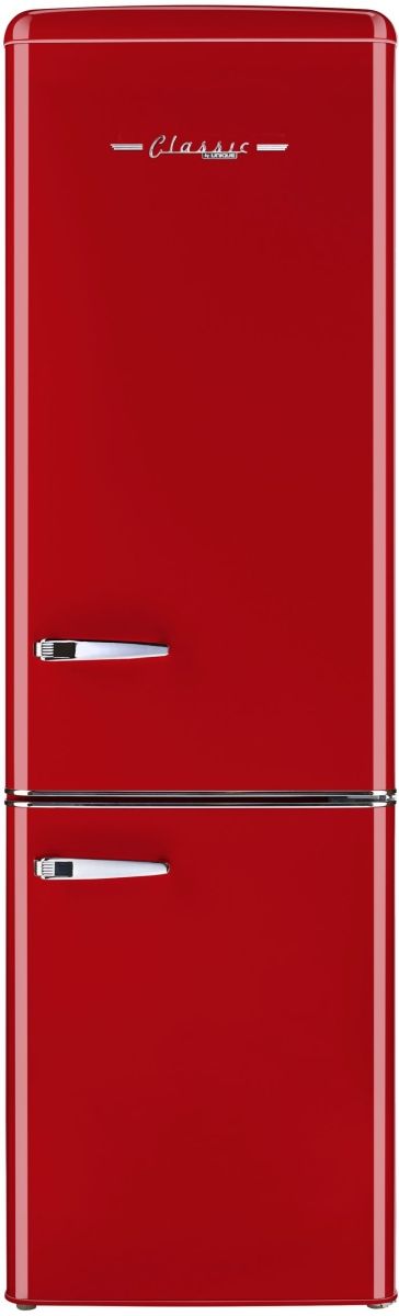 Unique® Appliances Classic Retro 22" 8.7 Cu. Ft. Candy Red Counter Depth Bottom Freezer Refrigerator-0