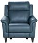 BarcaLounger® Kester Masen Bluegray Leather Power Recliner-2