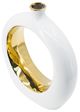 A & B Home Gold/White Open Accent Vase-3