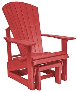 C R Plastics Red Single Glider-0