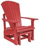 C R Plastics Red Single Glider-0