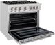 ZLINE Select 36" Satin Stainless Steel Pro Style Dual Fuel Range-3