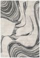 KAS Rugs Hue Ivory Marbled Stone 5'x8' Area Rug-0