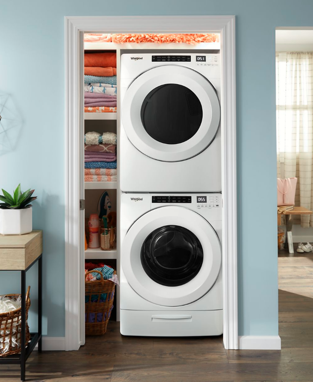 Whirlpool® 7.4 Cu. Ft. White Front Load Gas Dryer-3