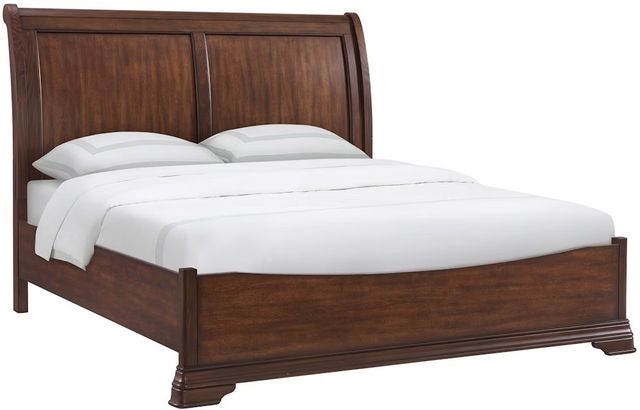 Elements International Phillipe 3-Piece Cherry Queen Bedroom Set-1