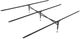 Rize Home Universal Full/Queen/California King/King Center Support Bed Frame with Glides and 3 Legs-0
