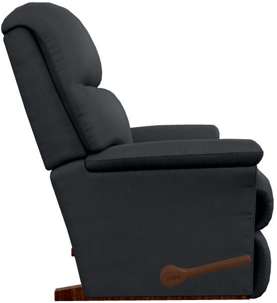 La-Z-Boy® Reed Blueberry Leather Manual Rocking Recliner-3