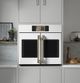 Café™ Professional Series 30” Matte White Smart Single Electric Wall Oven with French Doors-3