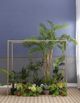 A & B Home Gold Rectangular Iron Stand with Chains-5