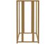 Coaster® Adri Glass Top Sofa Table with Matte Brass Metal Frame-2