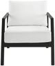 Linon Alora Natural Aluminum/Fabric Outdoor Armchair-2