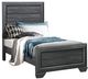 Mazin Furniture Beechnut Gray Twin Youth Bed-2