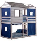 Blue Tree House Bunk Bed