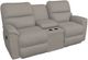La-Z-Boy® Brooks Stone Manual Reclining Loveseat with Console-0