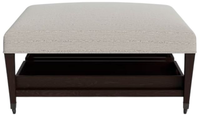Bassett® Furniture Customizable Kara 40" Ottoman with Trays-2