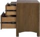 Modus Furniture Arden Tavern Brown 2-Drawer Nightstand-4