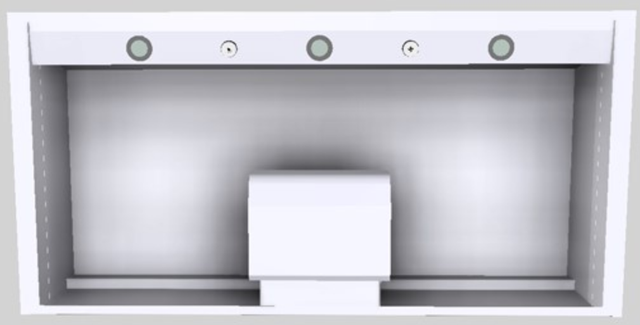 Vent-A-Hood® Designer Series 48" White Wall Mounted Range Hood-3