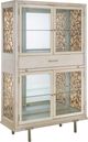 Magnussen Home® Lenox Acadia White/Warm Silver Display Cabinet-0