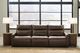 Benchcraft® ModZ 3-Piece Chocolate Power Sectional Reclining Sofa-1
