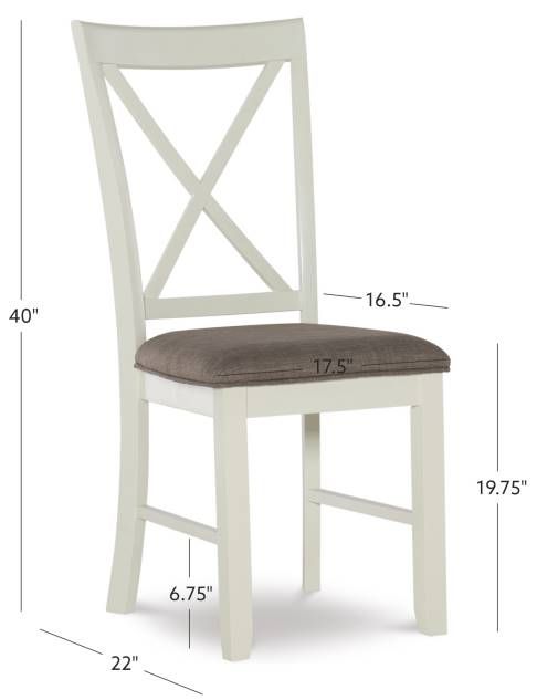 Powell® Jane 5-Piece Brown/Rustic Taupe/Vanilla White Dining Set-3