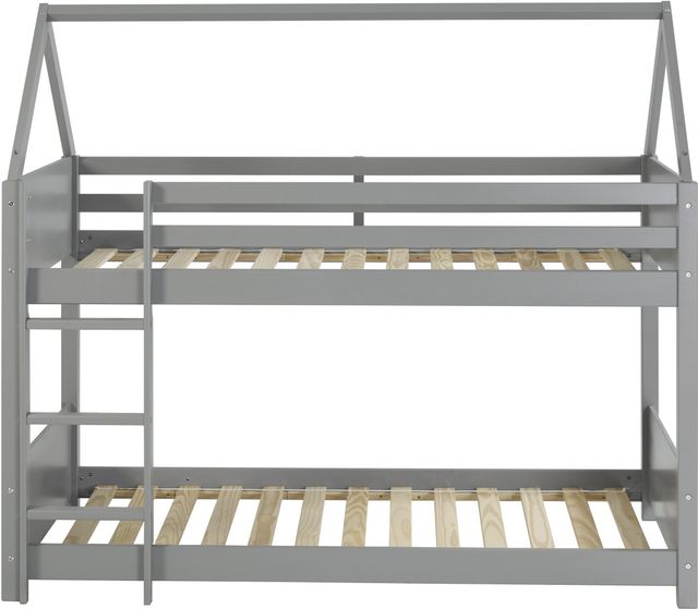 Powell® Maison Grey Twin/Twin House Bunk Bed-1