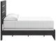 Signature Design by Ashley® Delmorta Dark Gray Youth Full Panel Bed-3