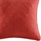 Olliix by Madison Park Quebec 2 Red 20"x20" Quilted Square Pillow Pair-1
