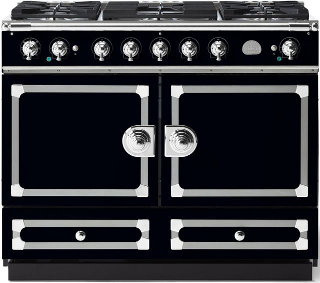 La Cornue CornuFé 110 43" Gloss Black Pro Style Dual Fuel Range