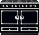 La Cornue CornuFé 110 43" Gloss Black Pro Style Dual Fuel Range-0