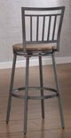 American Woodcrafters Filmore Golden Oak/Slate Grey 25" Barstool-2