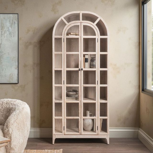 Classic Home Maison Coastal Drift Display Cabinet-1