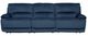 Steve Silver Co. Olsen 3-Piece Indigo Dual-Power Zero-Gravity Modular Reclining Sofa-1