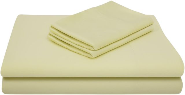 Malouf® Woven™ 2-Piece Citron Rayon From Bamboo Split Head California King Sheet Set-0