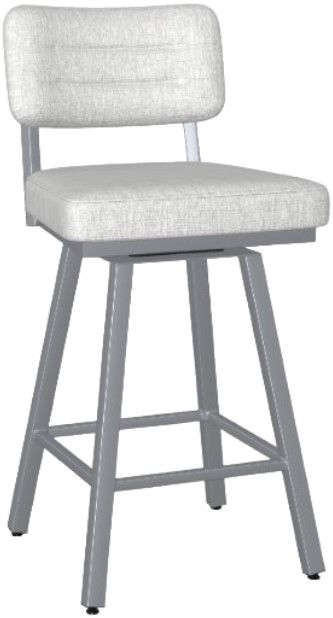 Amisco Customizable Phoebe Upholstered Swivel Counter Stool-0