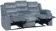 New Classic® Home Furnishings Willow Gray Manual Dual Reclining Sofa-3