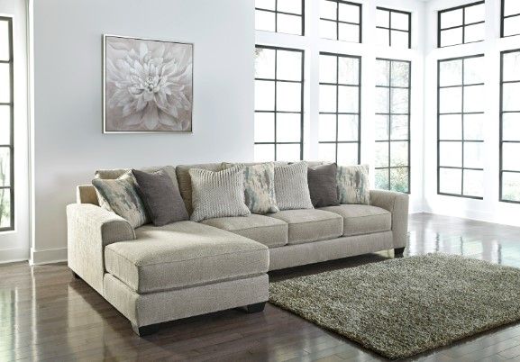 Signature Design by Ashley® Dellara 2-Piece Chalk Sectional Set-3